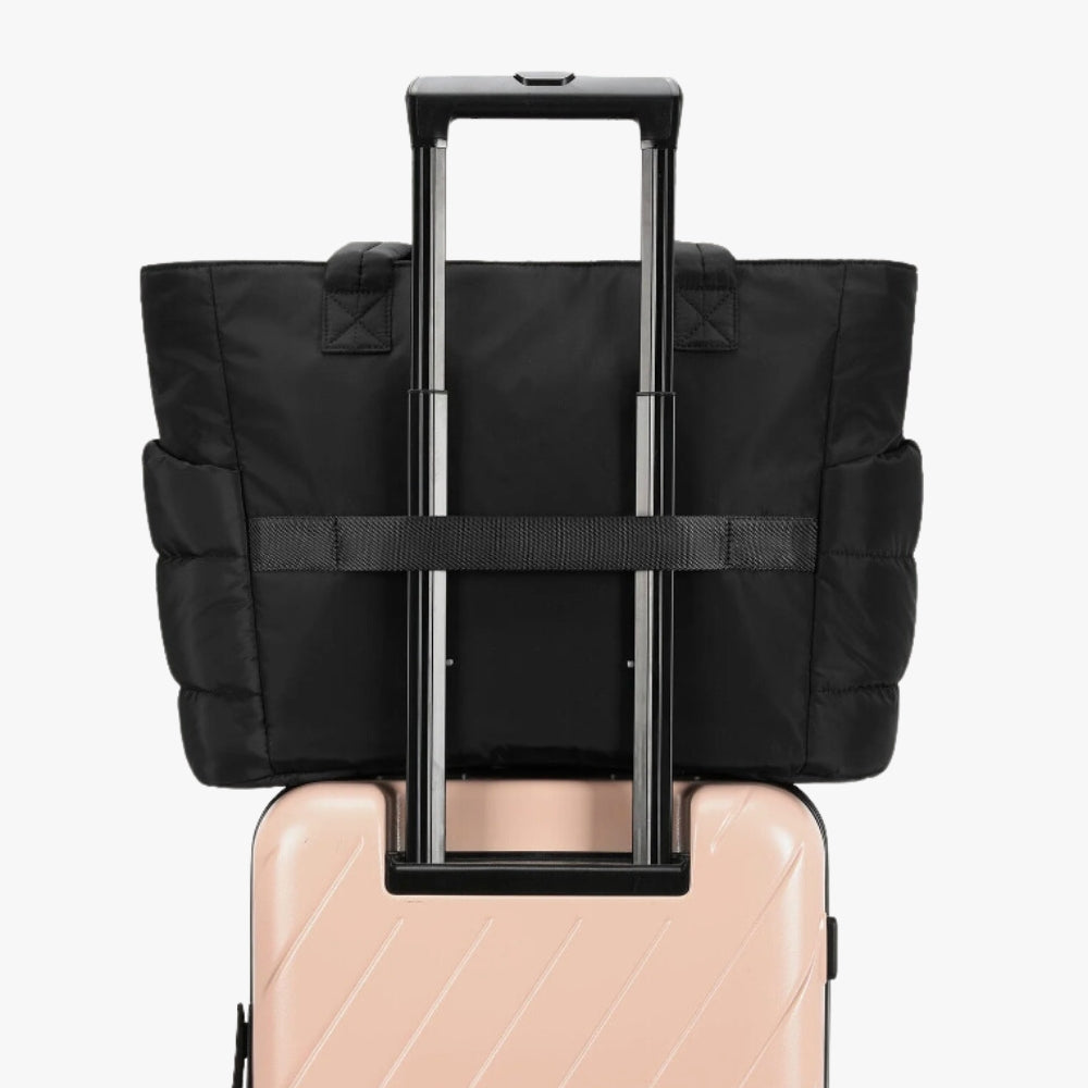 Tote Bag Nylon Ultra Lightweight with Zip and Interior Pockets