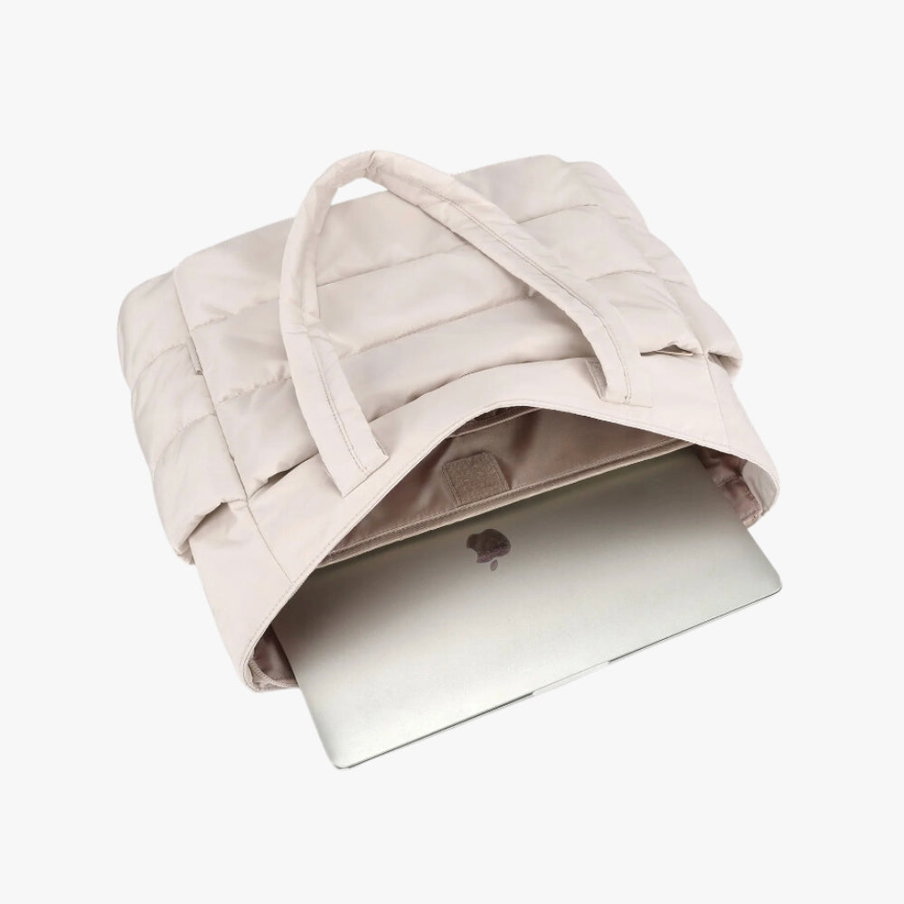 Tote Bag Nylon Ultra Lightweight with Zip and Interior Pockets