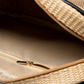 Crossbody Bag Straw Faux Leather with Adjustable Strap