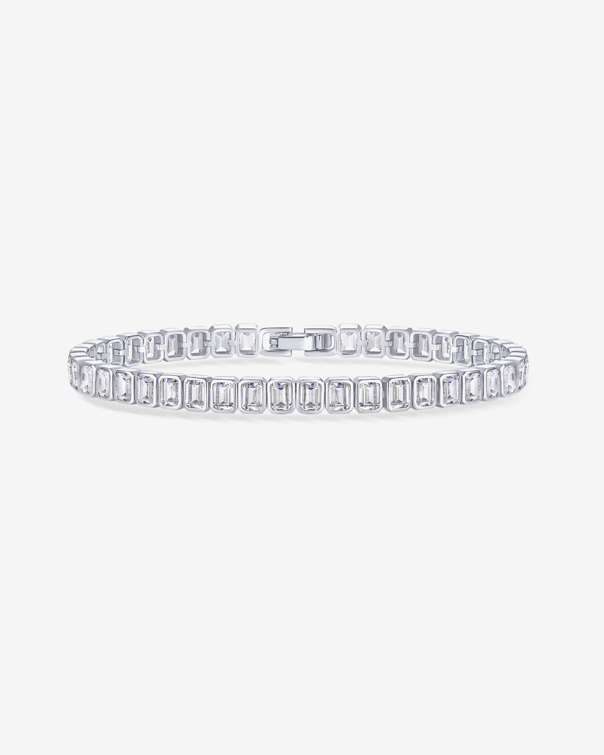 Jewlari Bracelet Naviiz White Gold 6.5 Inches White Gold / 6.5 Inches