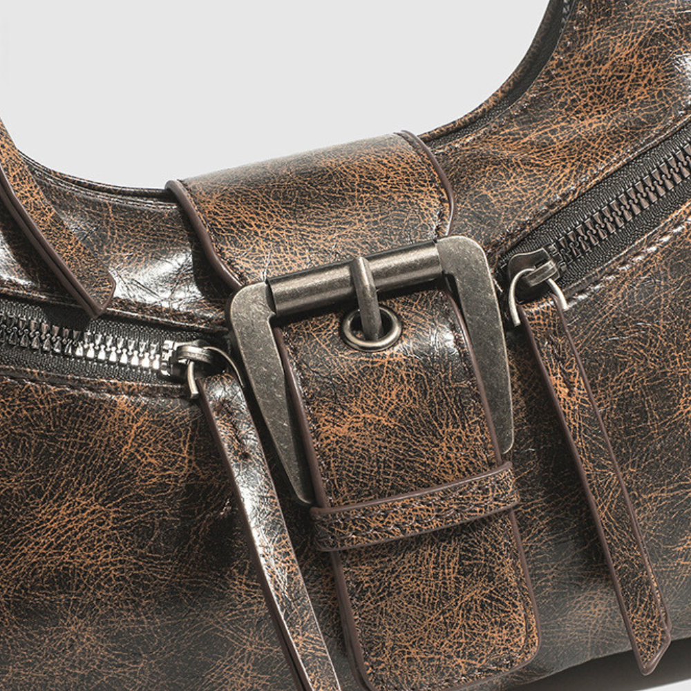 Crossbody Bag Faux Leather with Removable Strap and Handle