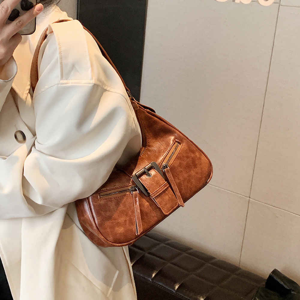 Crossbody Bag Faux Leather with Removable Strap and Handle