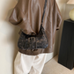 Crossbody Bag Faux Leather with Removable Strap and Handle