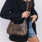Crossbody Bag Faux Leather with Removable Strap and Handle