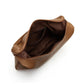 Hobo Bag Grained Faux Leather with Zip, Side Pocket and Laptop Fit