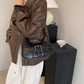 Crossbody Bag Faux Leather with Removable Strap and Handle