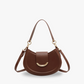 Crossbody Bag Faux Leather with Top Handle and Removable Strap