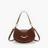 Crossbody Bag Faux Leather with Top Handle and Removable Strap