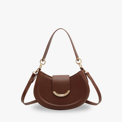 Crossbody Bag Faux Leather with Top Handle and Removable Strap