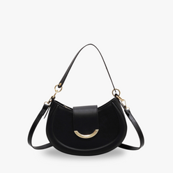 Crossbody Bag Faux Leather with Top Handle and Removable Strap