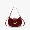 Crossbody Bag Faux Leather with Top Handle and Removable Strap