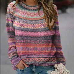 Floral Fair Isle Jumper