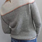 Contrast Shoulder Fine Knit Jumper