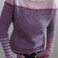 Contrast Shoulder Fine Knit Jumper