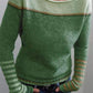 Contrast Shoulder Fine Knit Jumper