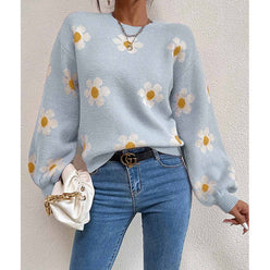 Daisy Puff Sleeve Jumper