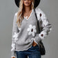 Daisy Knit V-Neck Jumper