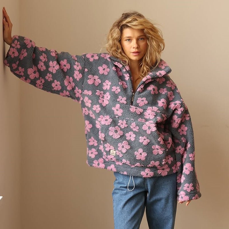 Daisy Teddy Fleece Half-Zip