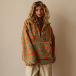 Daisy Teddy Fleece Half-Zip