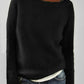 Fluffy Wide Neck Jumper