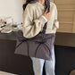 Tote Bag Nylon with Zip Closure and Adjustable Knotted Handles