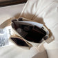 Hobo Bag Faux Leather with Matching Pouch and Adjustable Strap