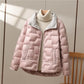 Puffer Jacket Down Filled Matte Shell with High Stand Collar