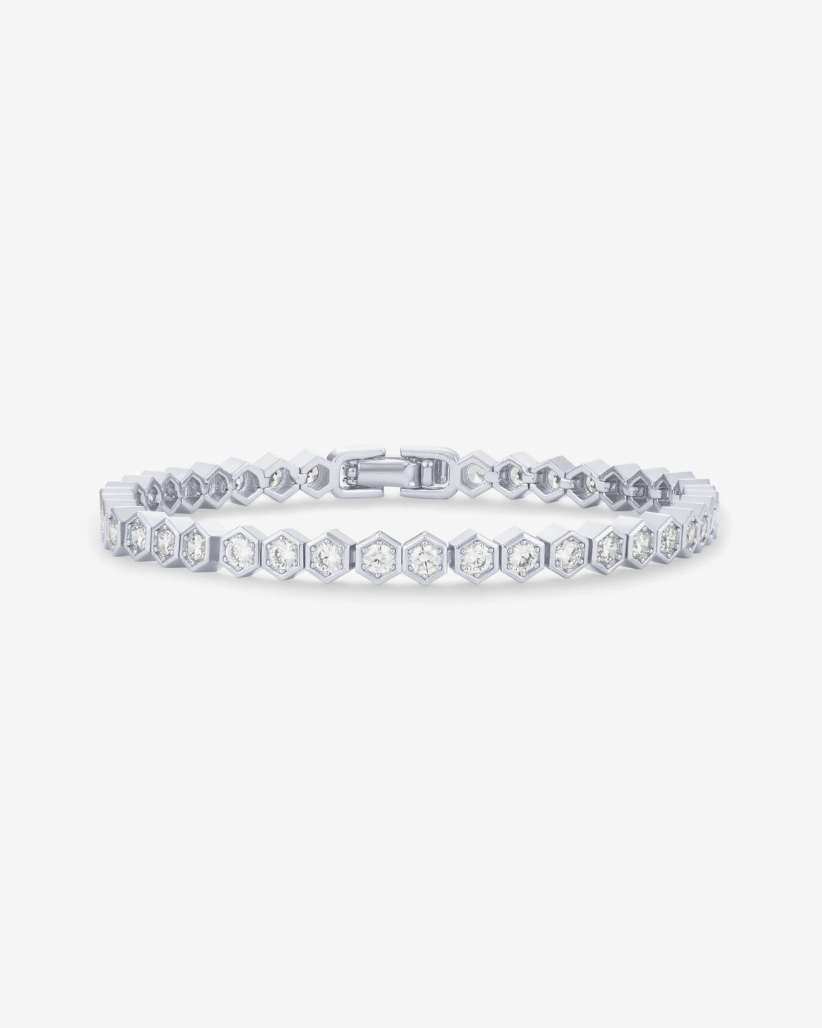 Jewlari Bracelet Naviiz White Gold 6.5 Inches White Gold / 6.5 Inches