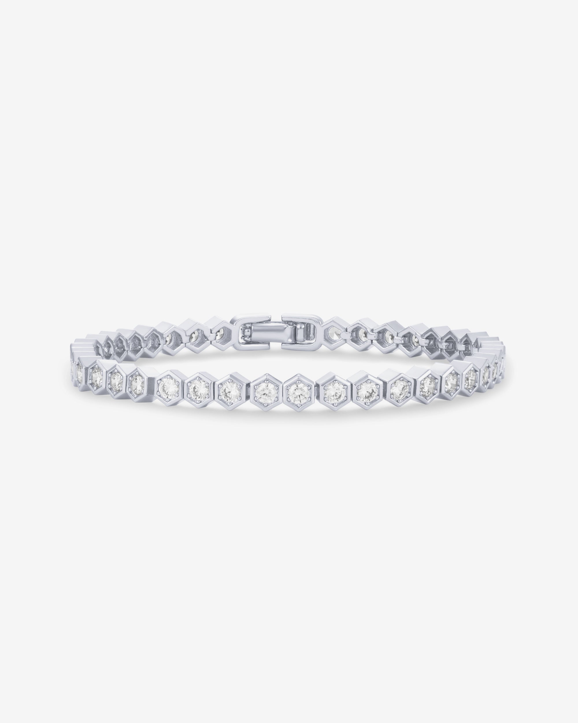 Jewlari Bracelet Naviiz White Gold 6.5 Inches White Gold / 6.5 Inches