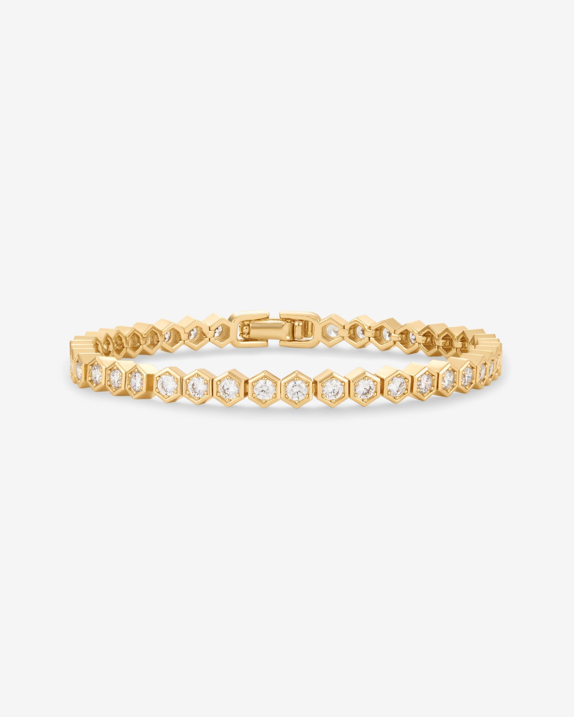 Jewlari Bracelet Naviiz Yellow Gold 6.5 Inches Yellow Gold / 6.5 Inches