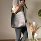 Tote Bag Soft Faux Leather with Magnetic Snap and Sturdy Handles