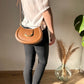 Crossbody Bag Faux Leather with Top Handle and Removable Strap