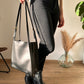 Tote Bag Soft Faux Leather with Magnetic Snap and Sturdy Handles