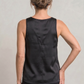 Deep V-Neck Satin Tank Top