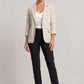 Blazer Cotton Polyester Lightweight with Single-Button Front