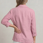 Blazer Cotton Polyester Lightweight with Single-Button Front