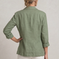 Blazer Cotton Polyester Lightweight with Single-Button Front