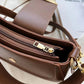 Crossbody Bag Faux Leather with Top Handle and Removable Strap