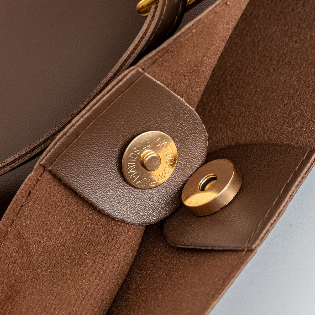 Tote Bag Soft Faux Leather with Magnetic Snap and Sturdy Handles
