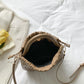 Crossbody Bag Faux Leather with Top Handle and Pleated Design