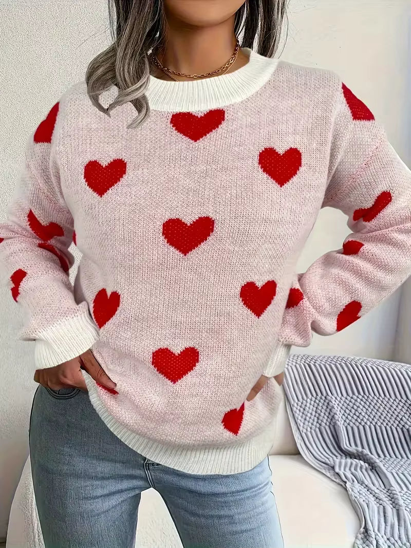 All-Over Heart Jumper