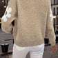 Floral Sleeve Crewneck Jumper