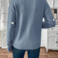 Heart Print Lace V-Neck Jumper