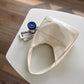 Hobo Bag Smooth Faux Leather with Magnetic Closure and Pockets