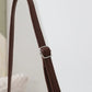 Straw Bag with Faux Leather Finishes and Shoulder Strap
