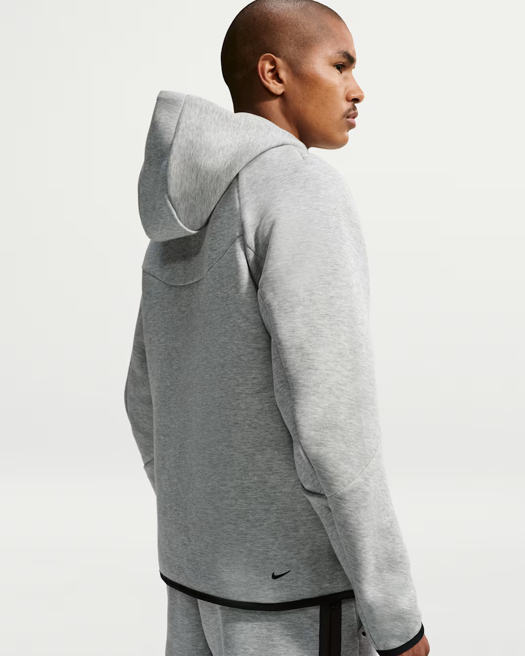 Nike Tech Men's Fleece Hoodie Zip - Grey