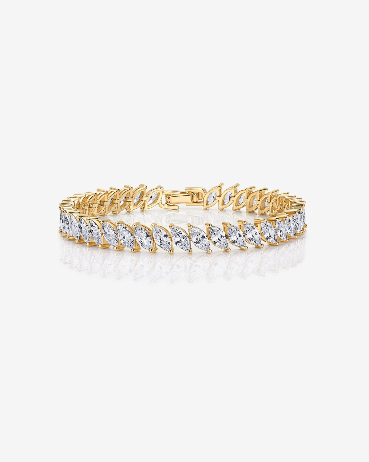 Jewlari Bracelet Naviiz Yellow Gold 6.5 Inches Yellow Gold / 6.5 Inches