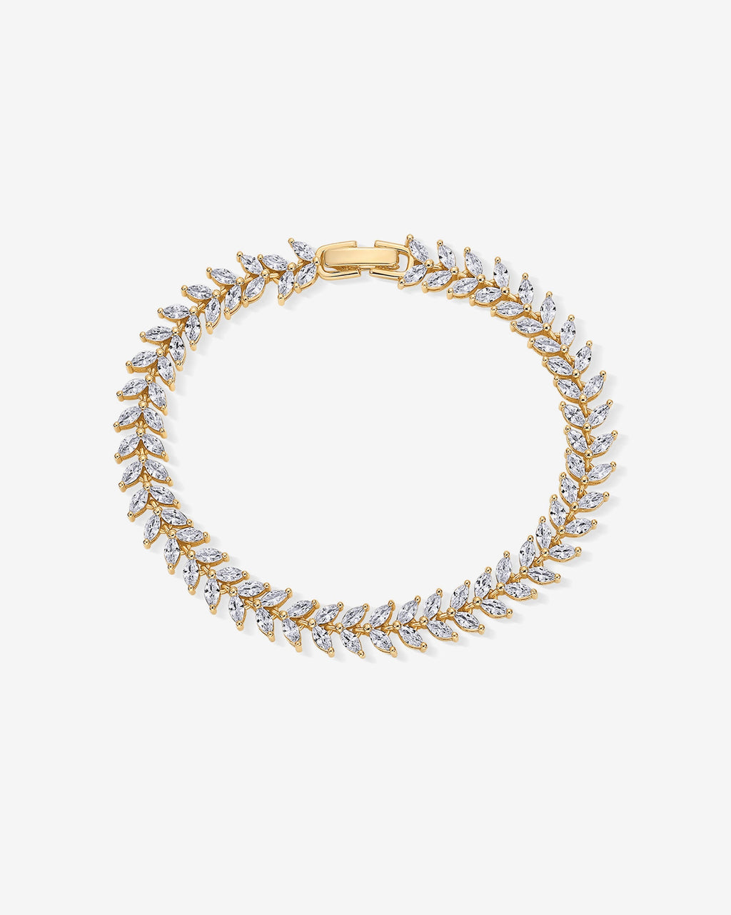 Jewlari Bracelet Naviiz Yellow Gold 6.5 Inches Yellow Gold / 6.5 Inches