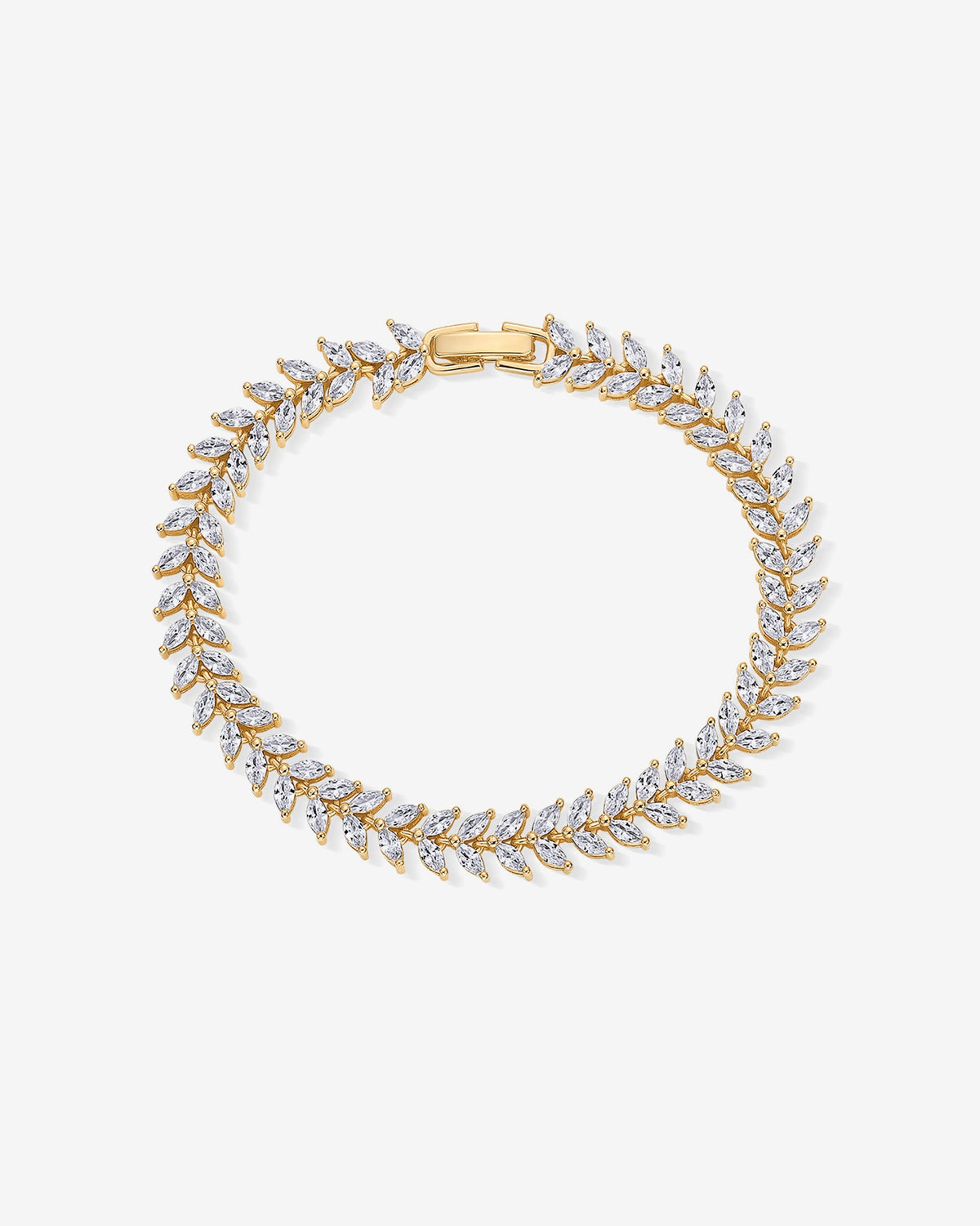 Jewlari Bracelet Naviiz Yellow Gold 6.5 Inches Yellow Gold / 6.5 Inches
