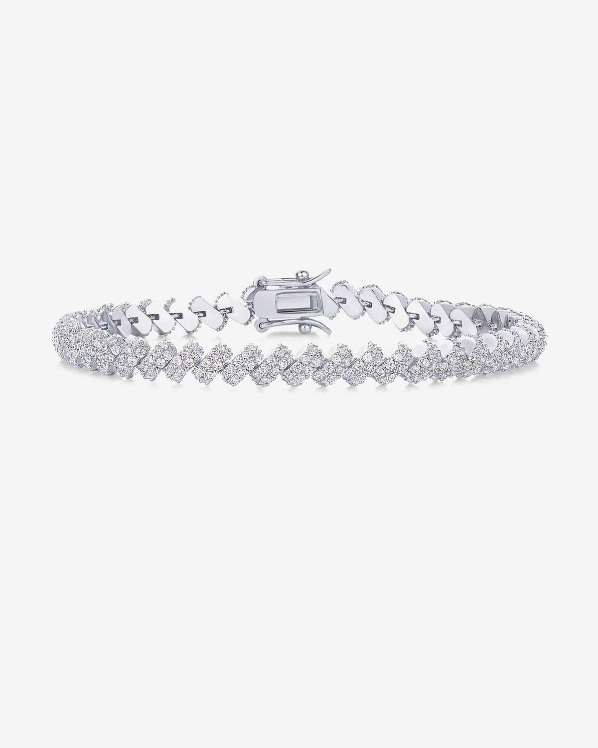 Jewlari Bracelet Naviiz White Gold 6.5 Inches White Gold / 6.5 Inches
